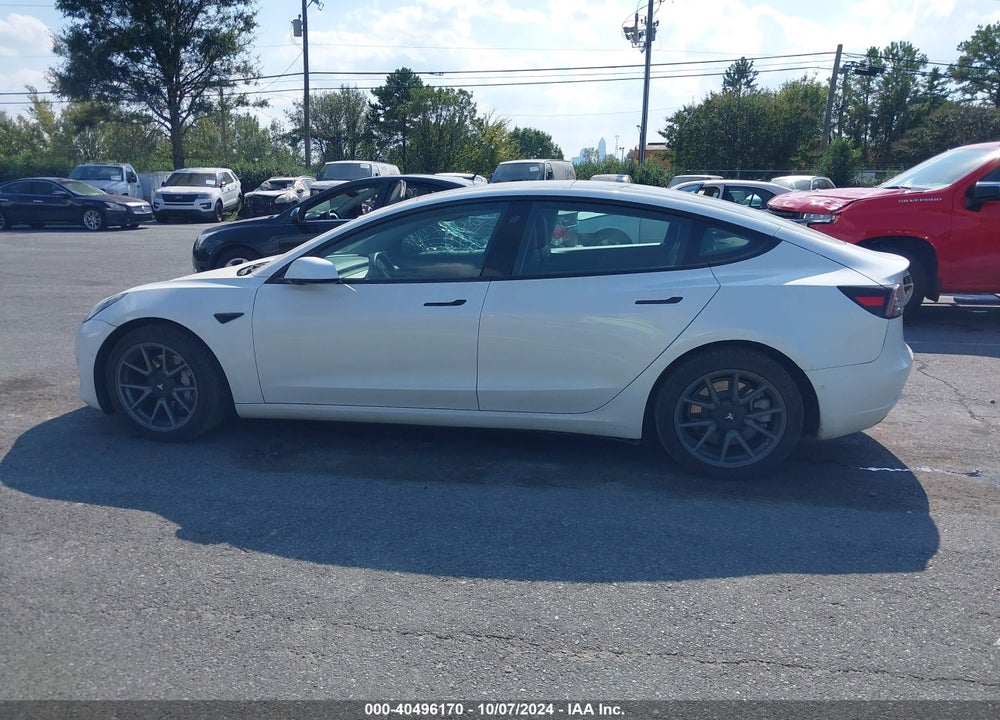 2021 TESLA MODEL 3 STANDARD RANGE PLUS REAR-WHEEL DRIVE VIN: 5YJ3E1EA2MF086733