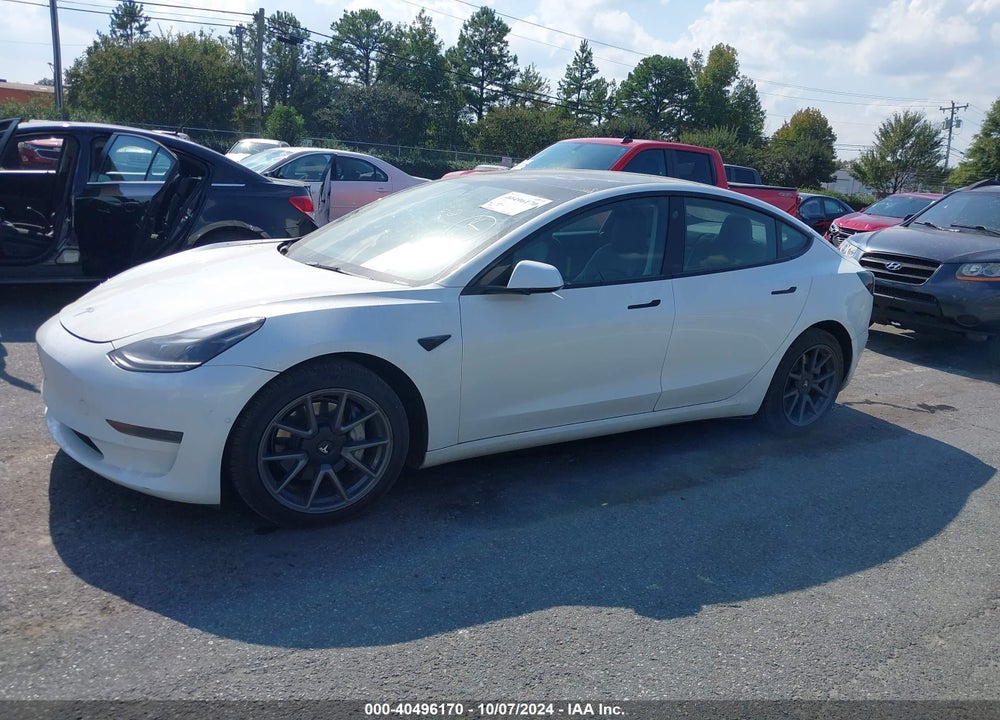 2021 TESLA MODEL 3 STANDARD RANGE PLUS REAR-WHEEL DRIVE VIN: 5YJ3E1EA2MF086733