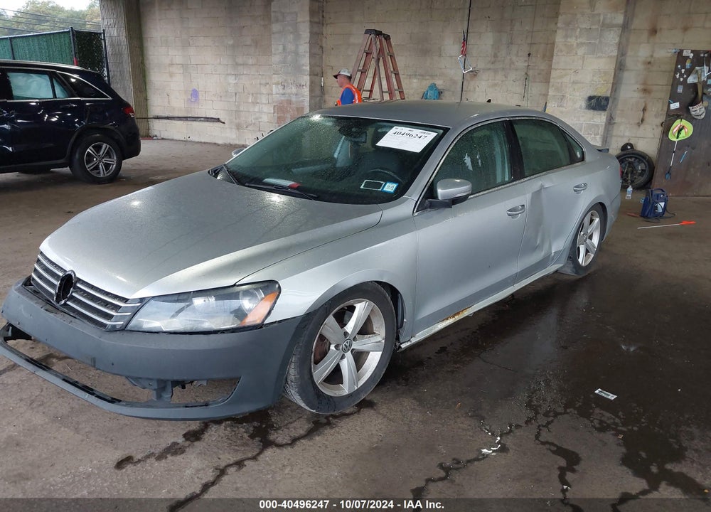2013 VOLKSWAGEN PASSAT 2.5L SE VIN: 1VWBP7A3XDC120234