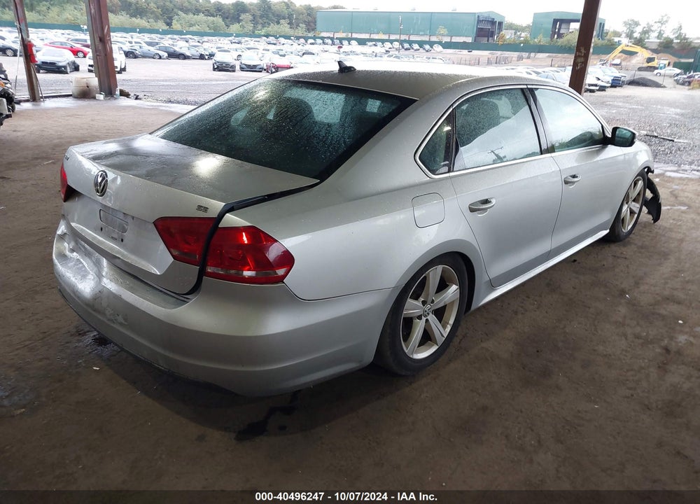 2013 VOLKSWAGEN PASSAT 2.5L SE VIN: 1VWBP7A3XDC120234