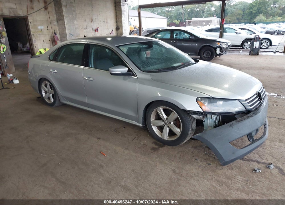 2013 VOLKSWAGEN PASSAT 2.5L SE VIN: 1VWBP7A3XDC120234