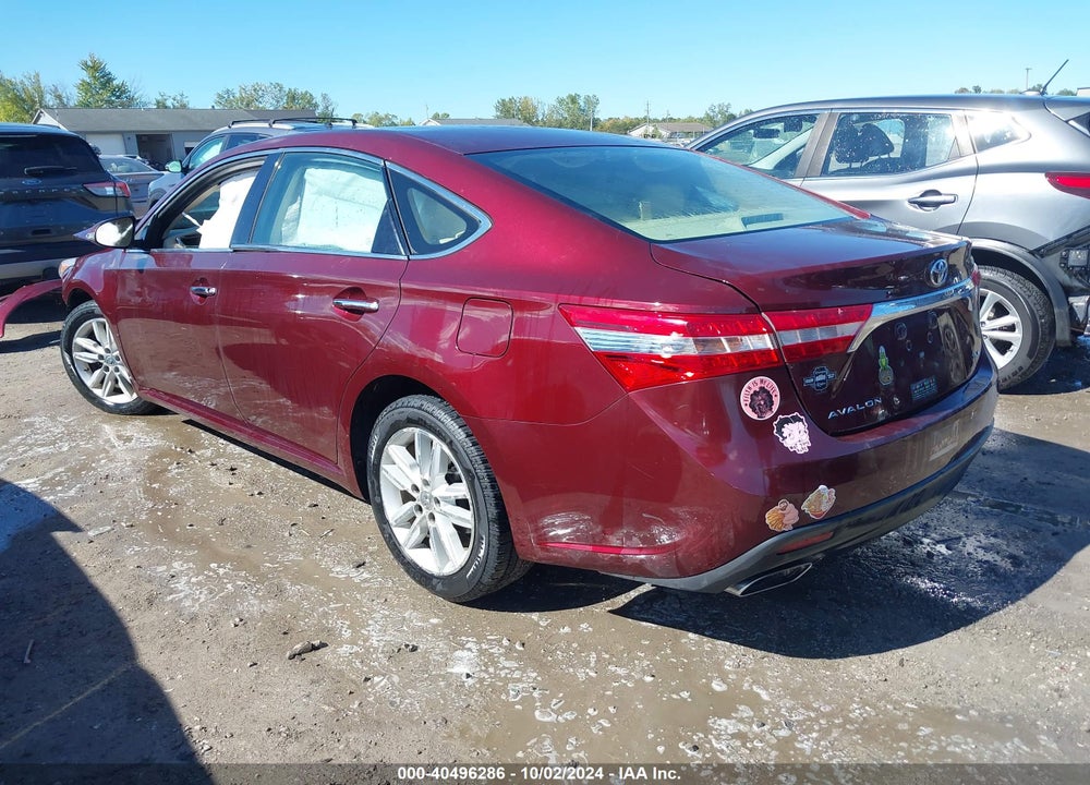 2013 TOYOTA AVALON XLE PREMIUM VIN: 4T1BK1EB4DU018997
