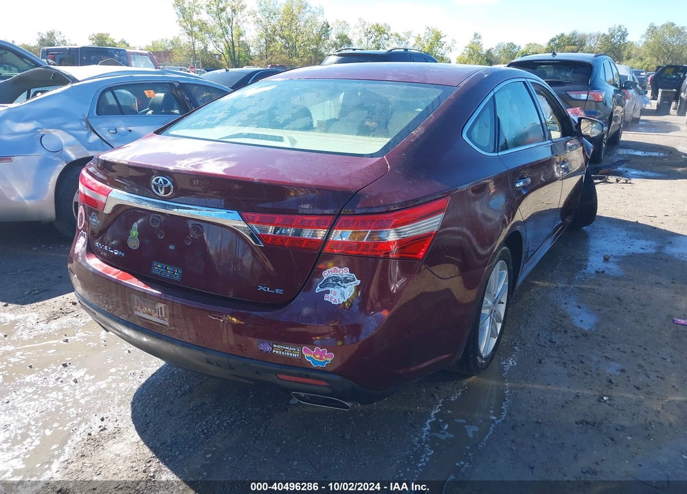 2013 TOYOTA AVALON XLE PREMIUM VIN: 4T1BK1EB4DU018997