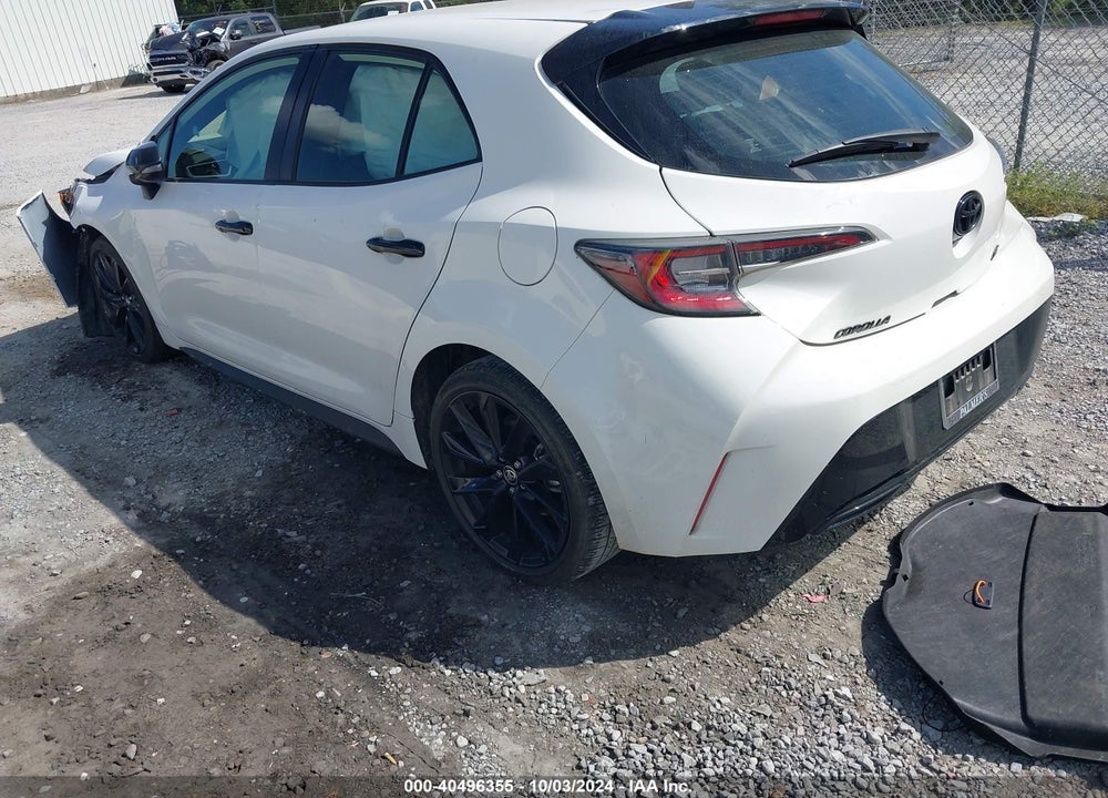 2022 TOYOTA COROLLA SE NIGHTSHADE EDITION VIN: JTND4MBE1N3159634
