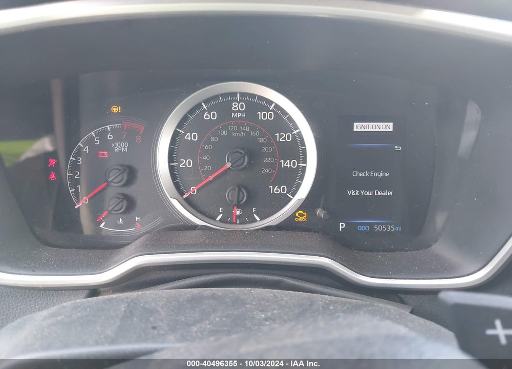 2022 TOYOTA COROLLA SE NIGHTSHADE EDITION VIN: JTND4MBE1N3159634