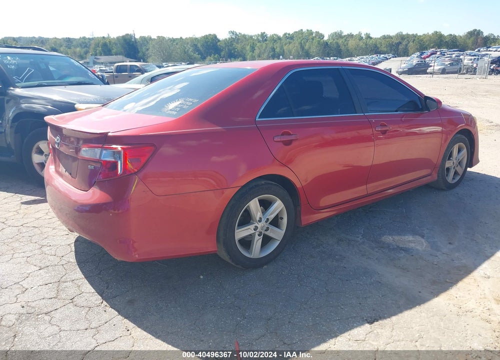 2012 TOYOTA CAMRY SE VIN: 4T1BF1FK1CU615929