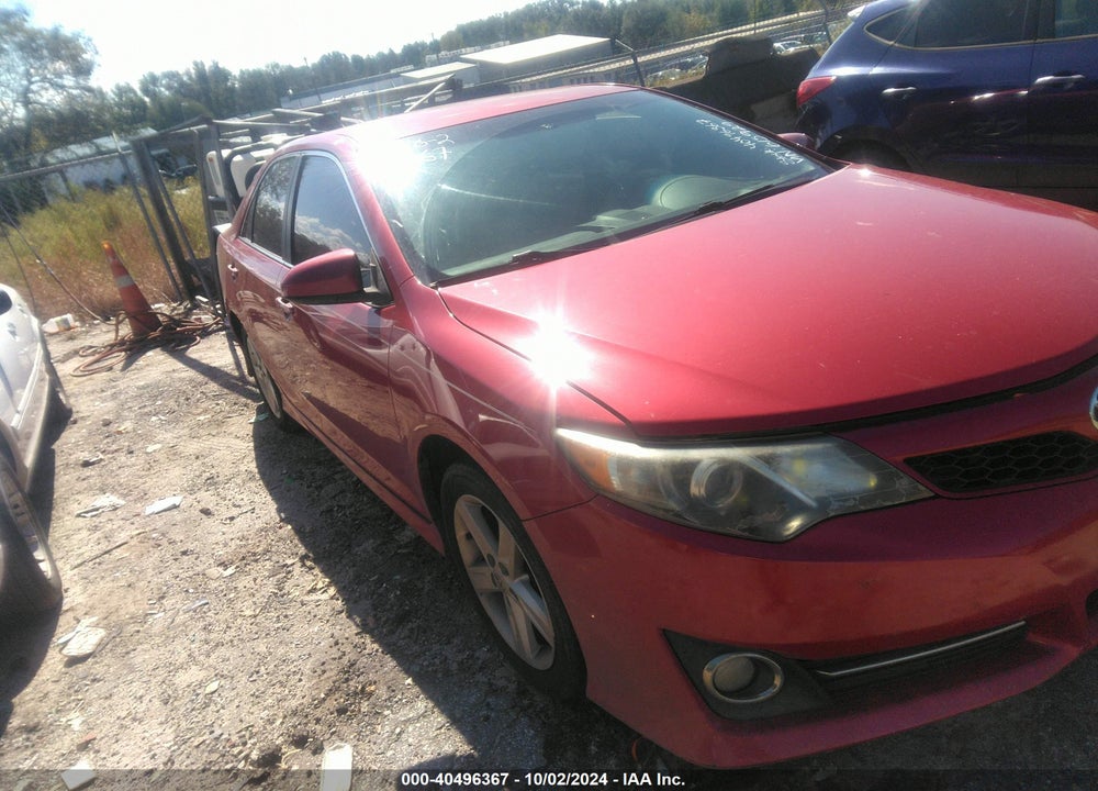 2012 TOYOTA CAMRY SE VIN: 4T1BF1FK1CU615929