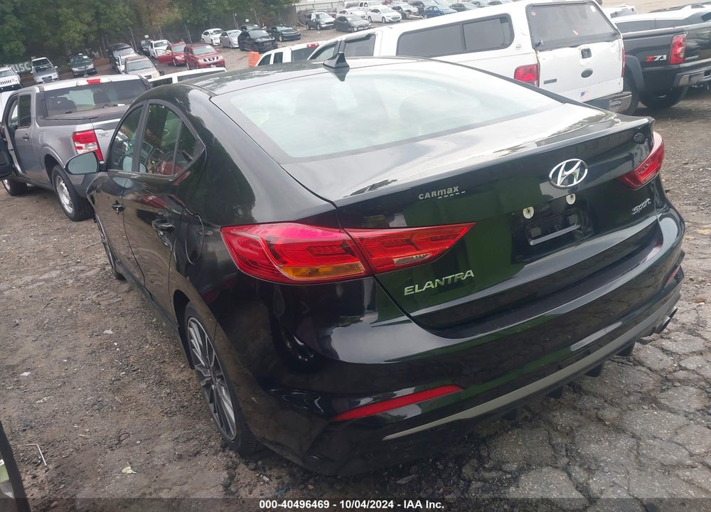 2018 HYUNDAI ELANTRA SPORT VIN: KMHD04LB4JU636884