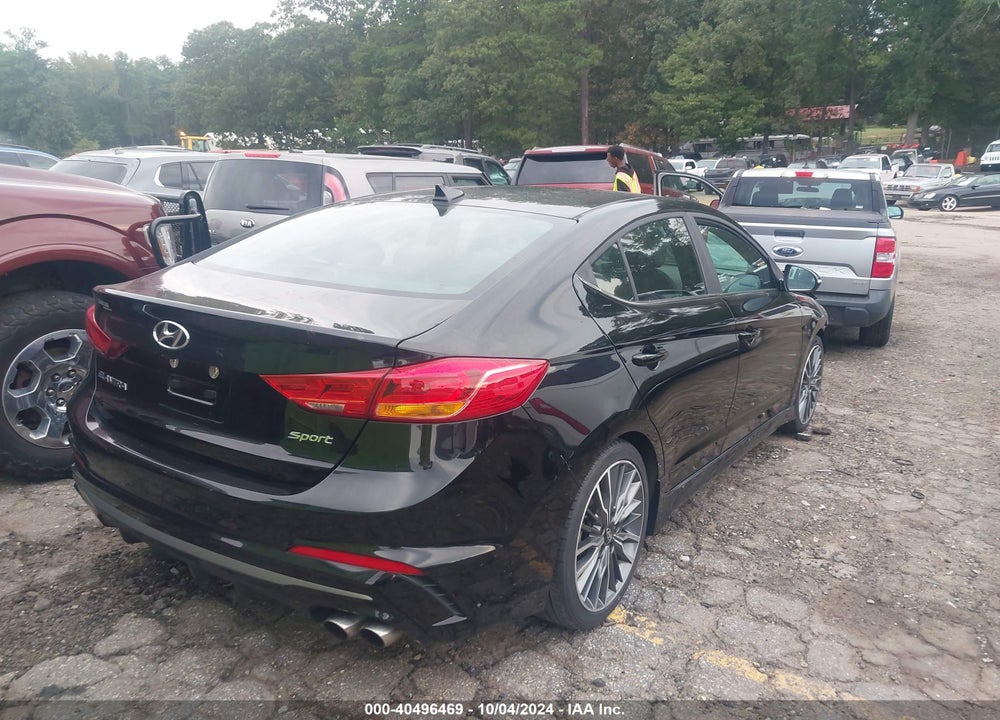 2018 HYUNDAI ELANTRA SPORT VIN: KMHD04LB4JU636884