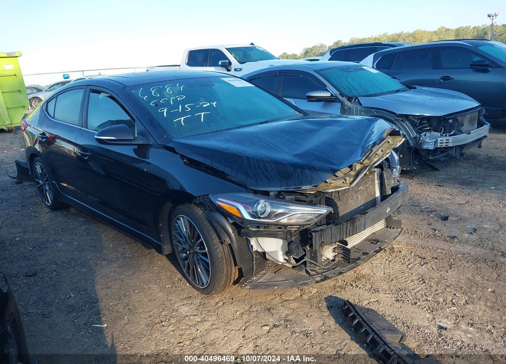 2018 HYUNDAI ELANTRA SPORT VIN: KMHD04LB4JU636884