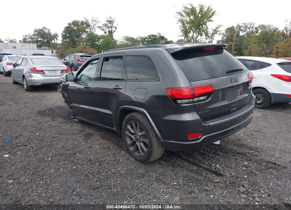 2016 JEEP GRAND CHEROKEE LIMITED 75TH ANNIVERSARY VIN: 1C4RJFBG0GC474699