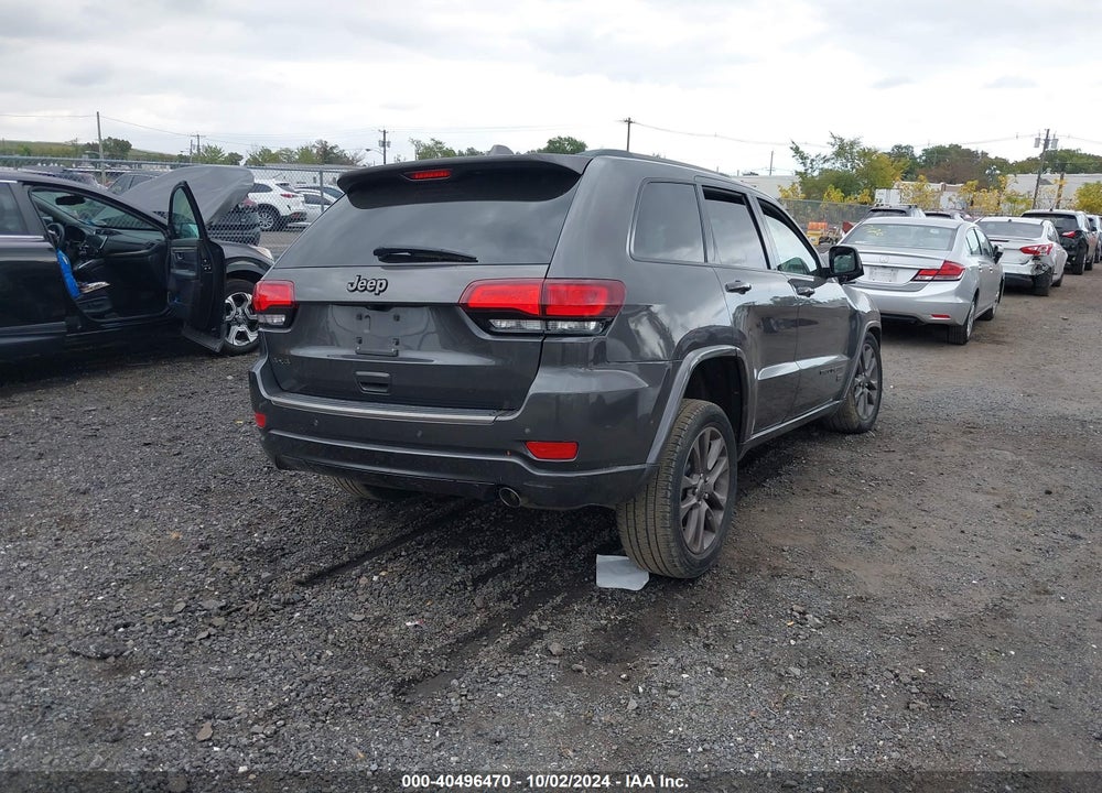 2016 JEEP GRAND CHEROKEE LIMITED 75TH ANNIVERSARY VIN: 1C4RJFBG0GC474699