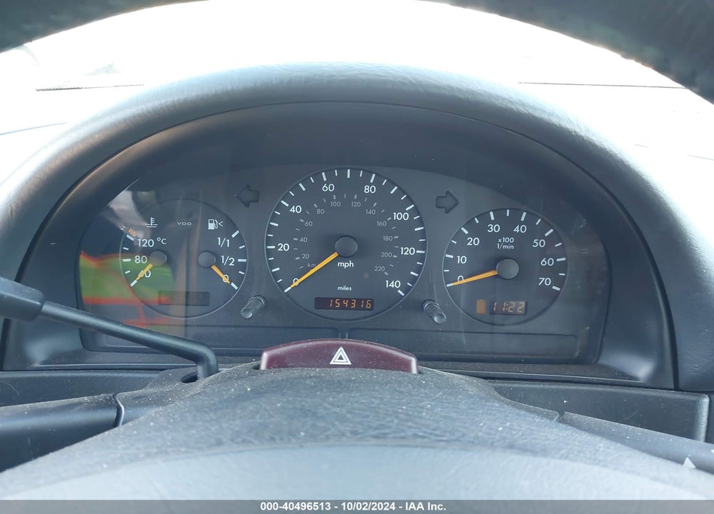2001 MERCEDES-BENZ ML 320 VIN: 4JGAB54E91A277044