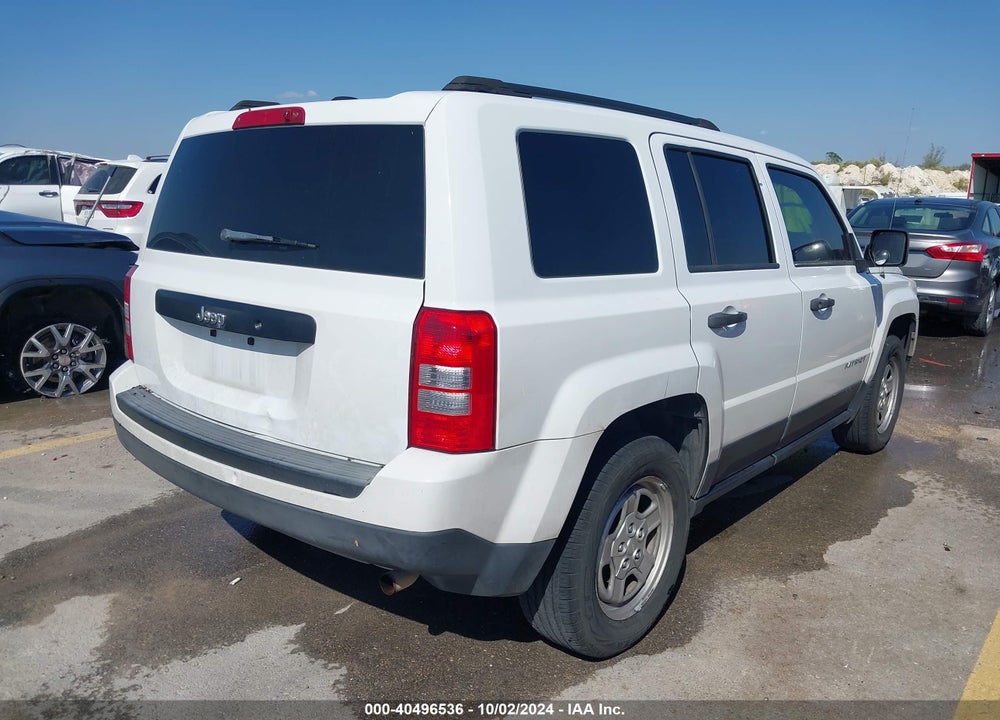 2016 PATRIOT JEEP  SPORT VIN: 1C4NJPBA2GD628811