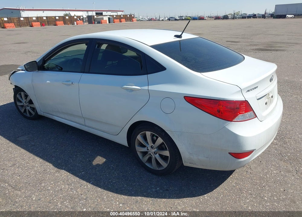 2014 HYUNDAI ACCENT GLS VIN: KMHCU4AEXEU701837