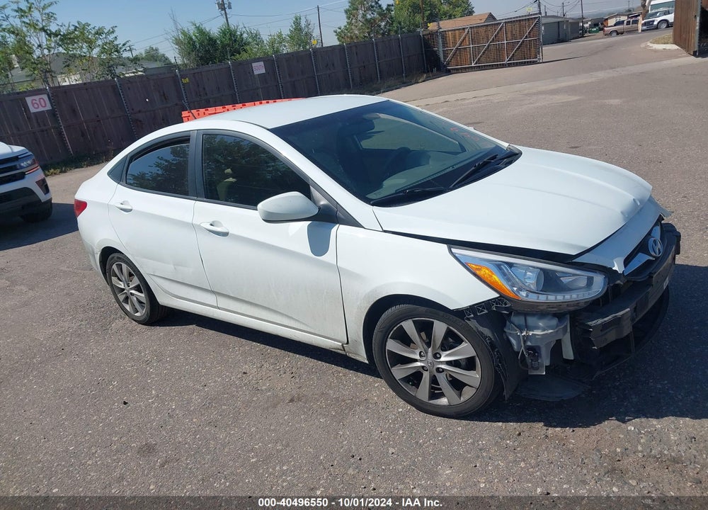 2014 HYUNDAI ACCENT GLS VIN: KMHCU4AEXEU701837