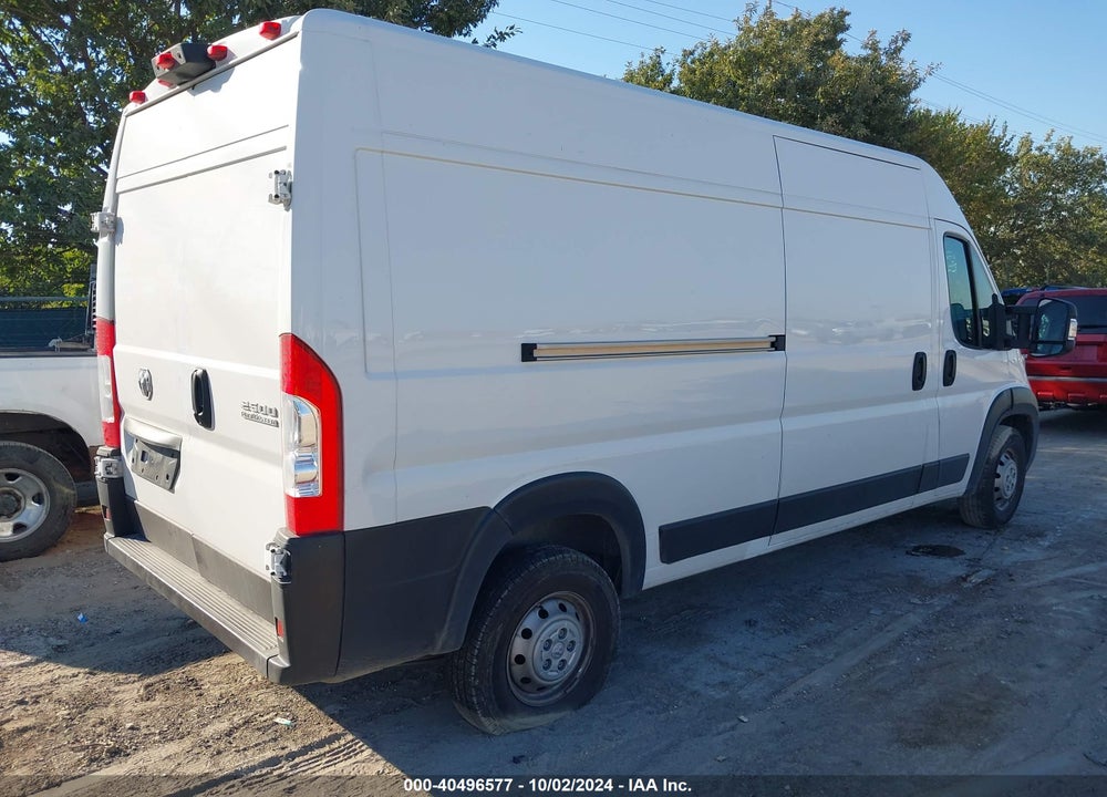 2023 RAM PROMASTER 2500 HIGH ROOF 159 WB VIN: 3C6LRVDGXPE535319