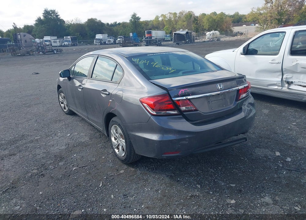 2014 HONDA CIVIC LX VIN: 19XFB2F53EE246090