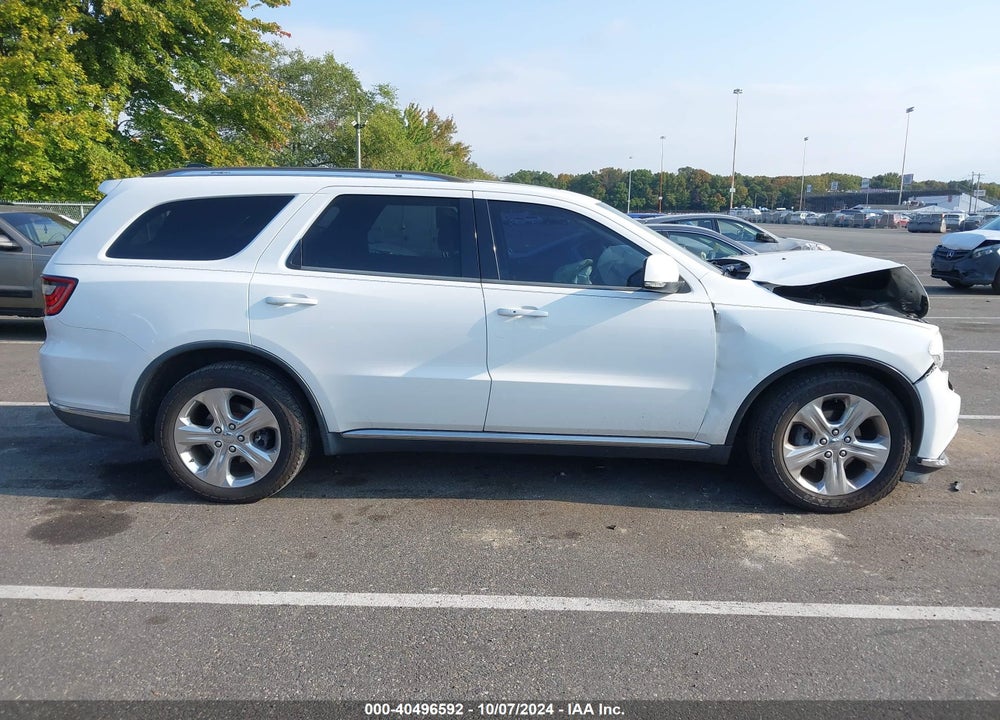 2014 DODGE DURANGO LIMITED VIN: 1C4RDJDG4EC455965