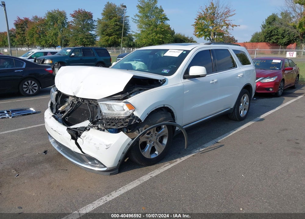 2014 DODGE DURANGO LIMITED VIN: 1C4RDJDG4EC455965