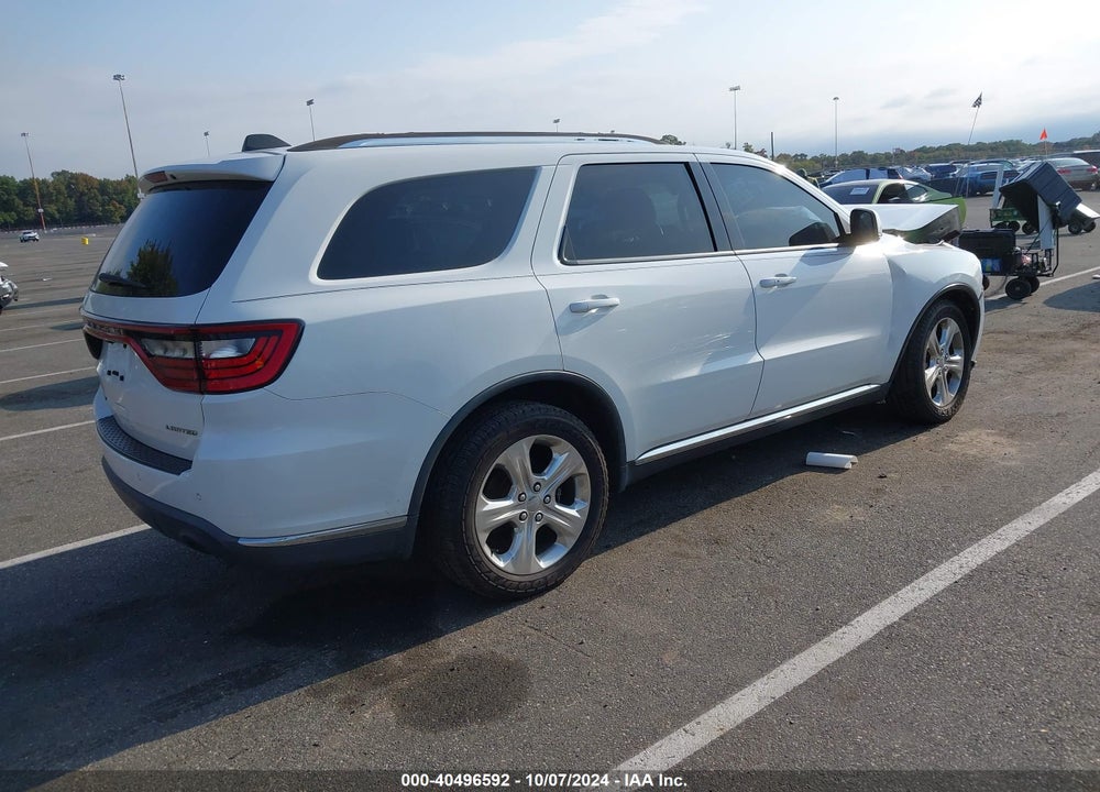 2014 DODGE DURANGO LIMITED VIN: 1C4RDJDG4EC455965
