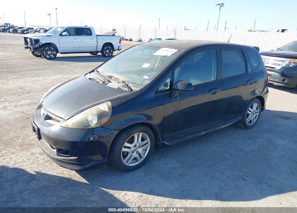 2008 HONDA FIT SPORT VIN: JHMGD38618S005641