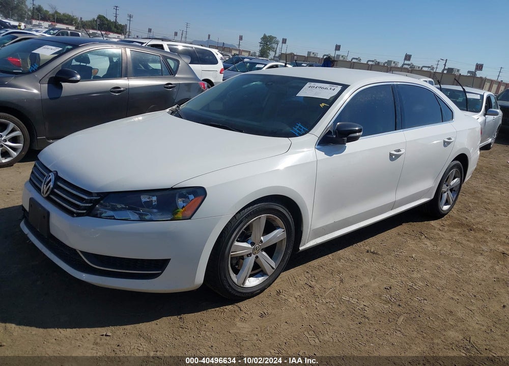 2014 VOLKSWAGEN PASSAT 1.8T SE VIN: 1VWBT7A33EC054462