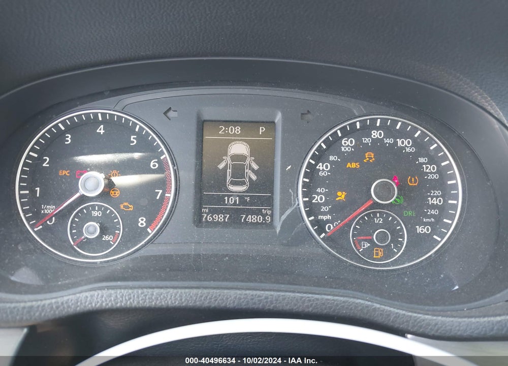 2014 VOLKSWAGEN PASSAT 1.8T SE VIN: 1VWBT7A33EC054462