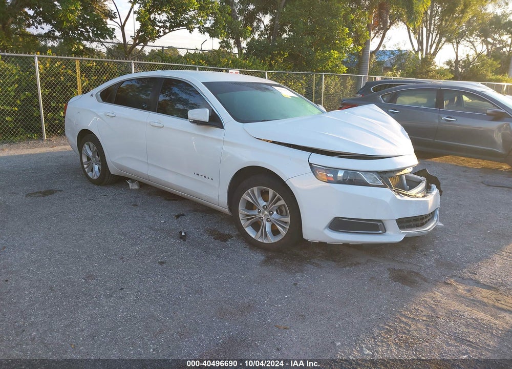 2015 CHEVROLET IMPALA 2LT VIN: 2G1125S38F9121112