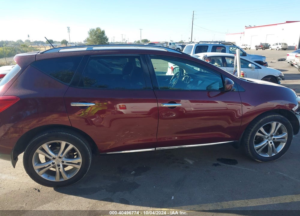 2009 NISSAN MURANO LE VIN: JN8AZ18W79W208867