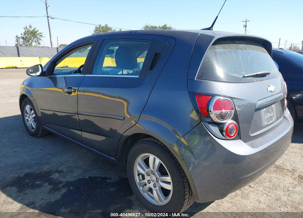 2013 CHEVROLET SONIC LT AUTO VIN: 1G1JC6SB3D4155646