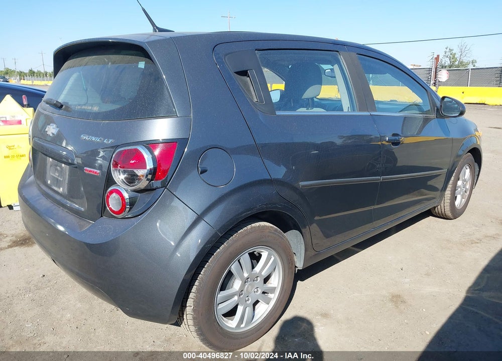 2013 CHEVROLET SONIC LT AUTO VIN: 1G1JC6SB3D4155646