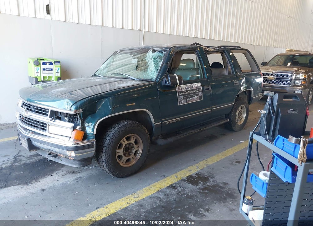 1998 CHEVROLET TAHOE LS VIN: 1GNEK13R4WJ365050