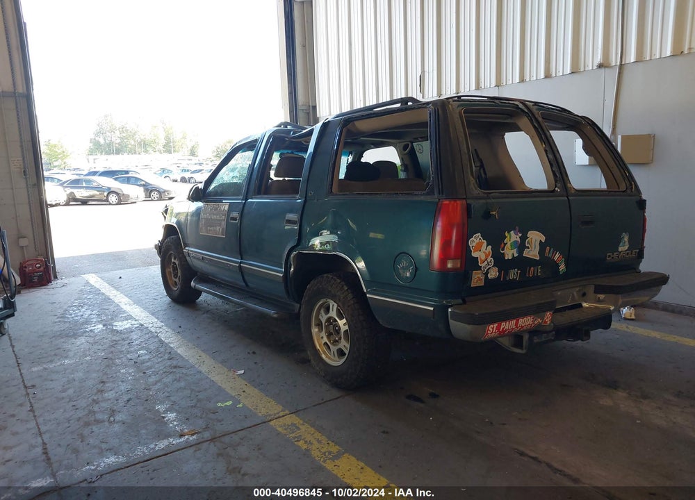 1998 CHEVROLET TAHOE LS VIN: 1GNEK13R4WJ365050