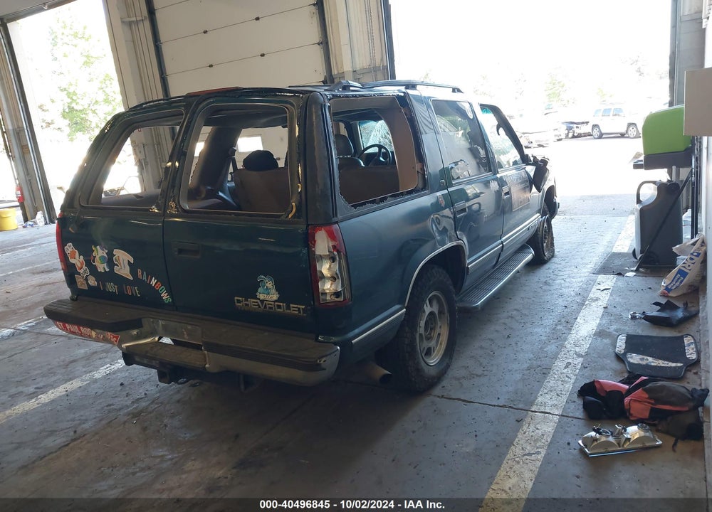 1998 CHEVROLET TAHOE LS VIN: 1GNEK13R4WJ365050