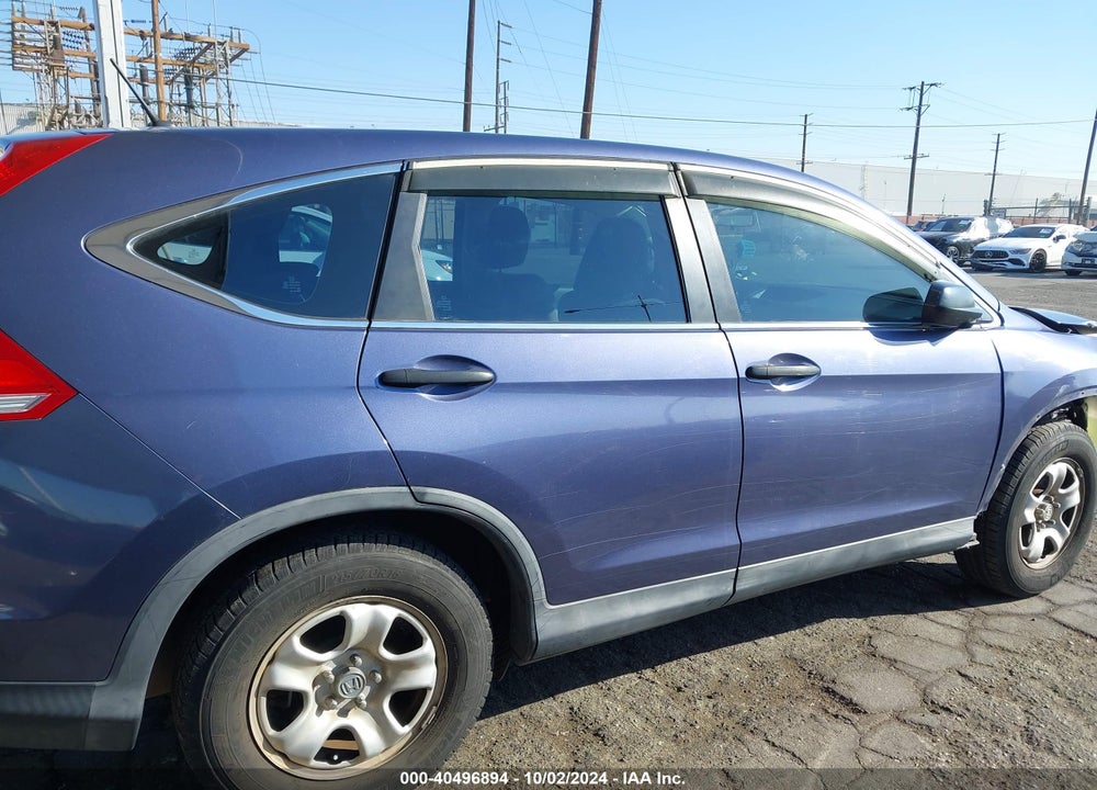 2014 HONDA CR-V LX VIN: 3CZRM3H33EG702547