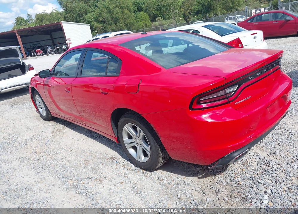 2022 DODGE CHARGER SXT RWD VIN: 2C3CDXBG0NH255839