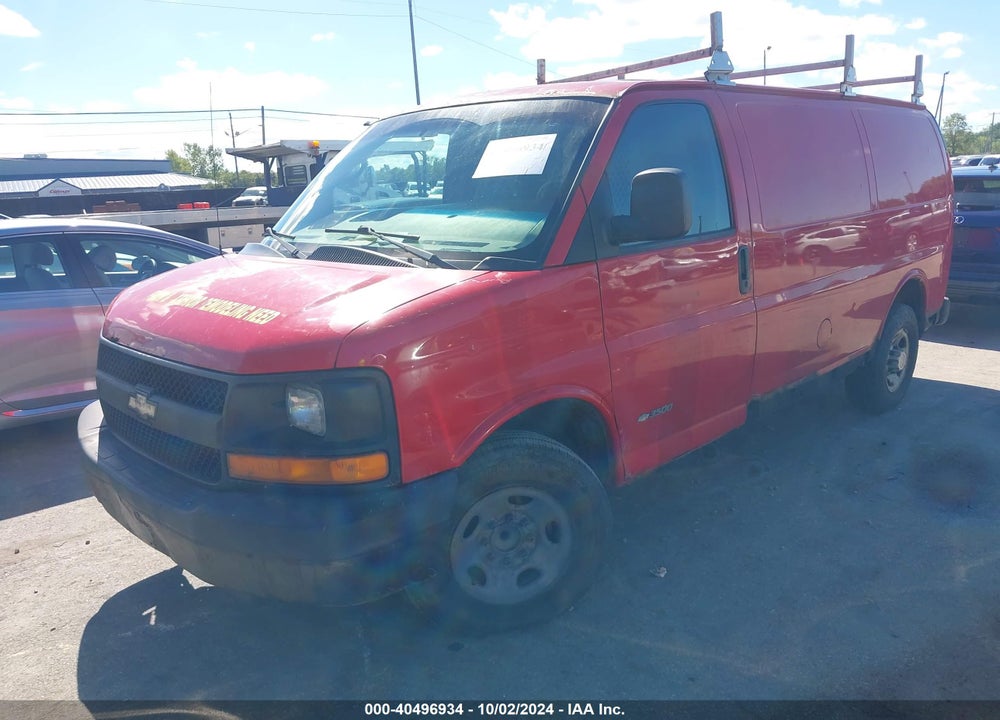 2006 CHEVROLET EXPRESS WORK VAN VIN: 1GCHG35V461272722