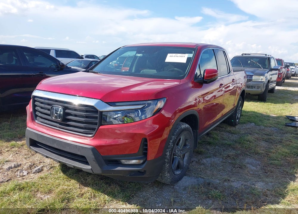 2022 HONDA RIDGELINE RTL VIN: 5FPYK3F54NB017630