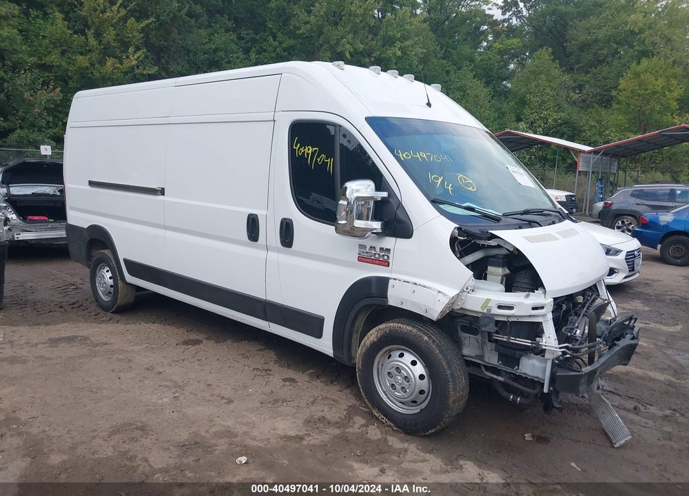 2020 RAM PROMASTER 2500 HIGH ROOF 159 WB VIN: 3C6TRVDG7LE109520