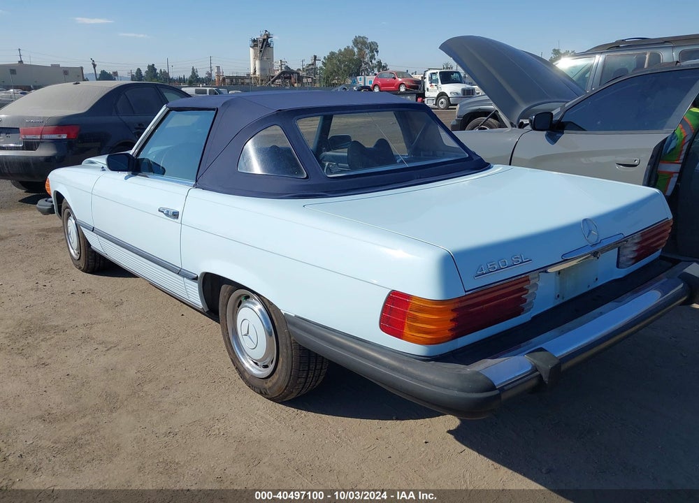 1974 BENZ 450SL VIN: 10704412019450