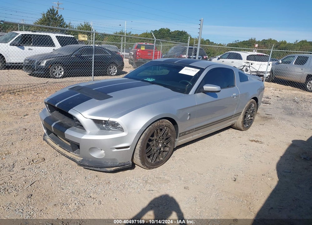2013 FORD SHELBY GT500 VIN: 1ZVBP8JZ2D5277707