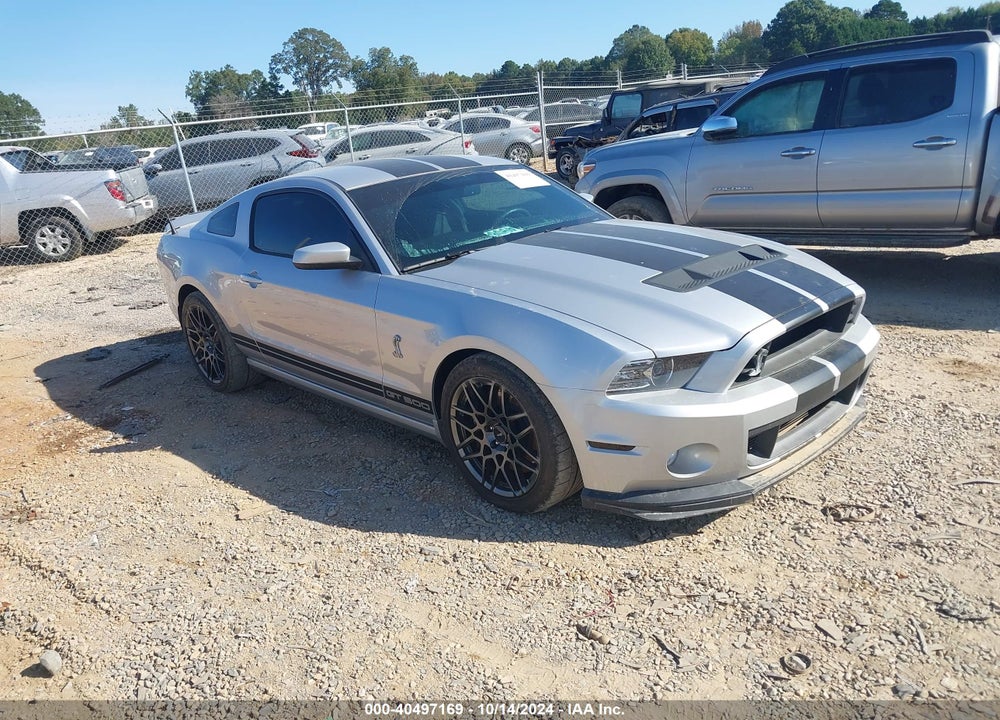 2013 FORD SHELBY GT500 VIN: 1ZVBP8JZ2D5277707