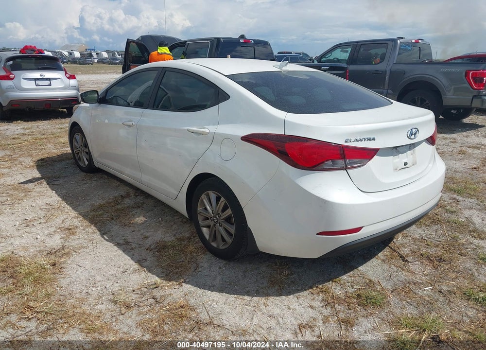 2014 HYUNDAI ELANTRA SE VIN: 5NPDH4AEXEH509213