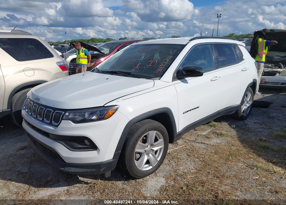2022 JEEP COMPASS LATITUDE FWD VIN: 3C4NJCBB0NT182473