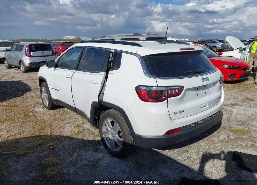 2022 JEEP COMPASS LATITUDE FWD VIN: 3C4NJCBB0NT182473