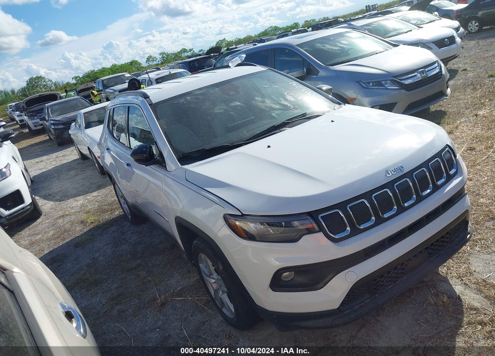 2022 JEEP COMPASS LATITUDE FWD VIN: 3C4NJCBB0NT182473