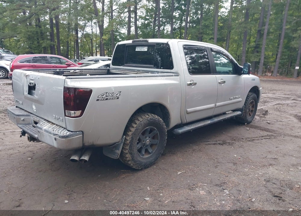 2005 NISSAN TITAN LE VIN: 1N6AA07B05N579376