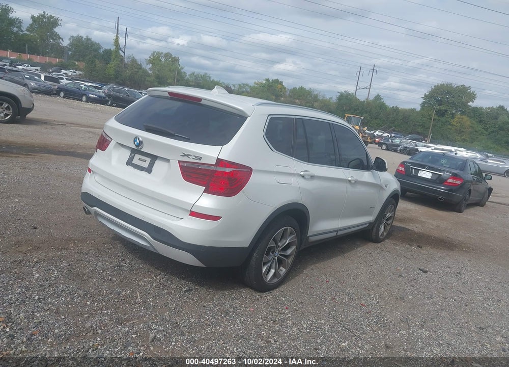 2016 BMW X3 XDRIVE28D VIN: 5UXWY3C50G0N88311