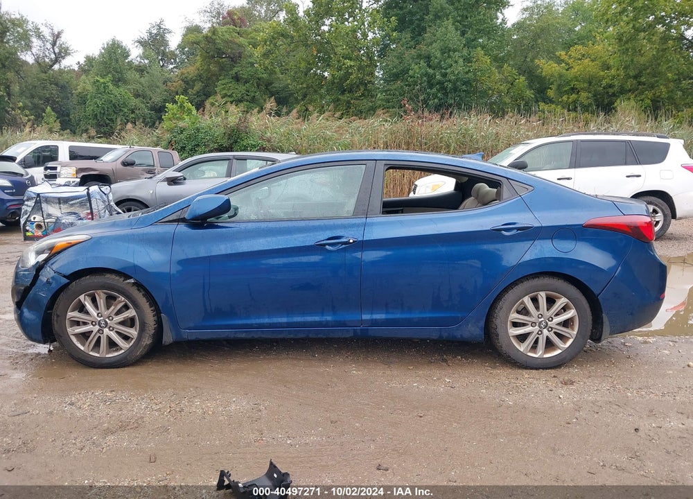 2016 HYUNDAI ELANTRA SE VIN: KMHDH4AE9GU556995